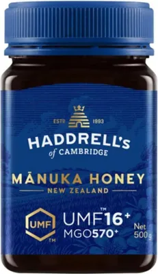 Produktbild von Haddrells Manuka-Honig UMF16+ MGO570+ 500 g