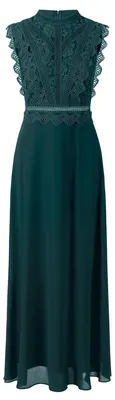 Produktbild von APART Maxikleid mit Häkelspitze und Stehkragen
