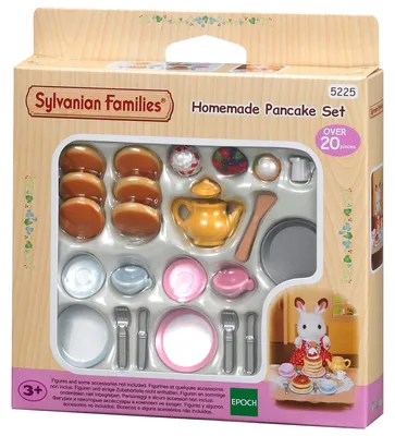 Produktbild von Sylvanian Families 5225 Pfannkuchenset - Puppenhaus Einrichtung Möbel