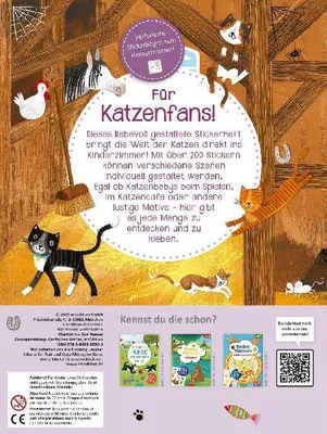 Produktbild von Mein Katzen-Stickerheft