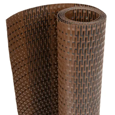 Produktbild von vidaXL Balkon-Sichtschutz Braun und Schwarz 500x80 cm Poly Rattan