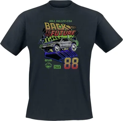 Produktbild von Zurück in die Zukunft T-Shirt Herren In Full Speed schwarz L
