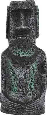 Produktbild von Aquarium-Dekoration, Osterinsel-Imitationssteinstatue, Kunstharz, antikes römisches Porträt, Osterporträt
