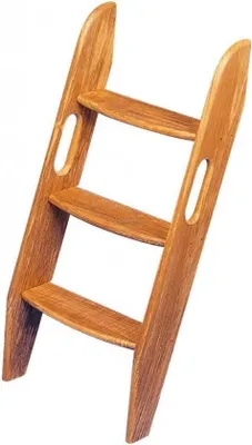 Immagine prodotto di Scala di cabina ARC Marine in teak con 3 gradini