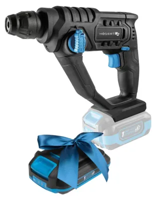 Produktbild von Bohrhammer Akku 18V Högert Technik, SDS-Plus, 1,3 J, nur 1,3 kg, mit 2,0 Ah Akku – Schlagbohrhammer OneAccuSystem