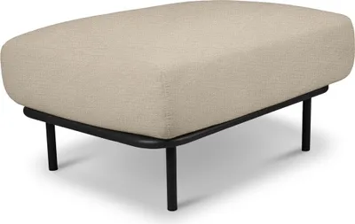 Produktbild von Outdoor Fußhocker Hocker Zuzu Gartenlounge Lounge 85x64 Creme