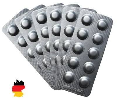 Obrázek produktu pro Reagenční tablety DPD č. 3 - 50 kusů - Pro měření celkového vázaného chlóru a ozónu - Kompatibilní s PoolLab 1.0/2.0 - Trvanlivost 2 roky - Testovací tablety