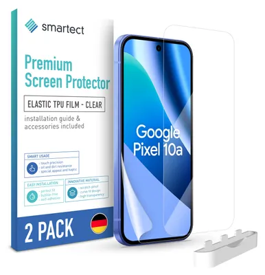 Produktbild von 2x TPU Schutzfolie Klar für Google Pixel 10a Displayschutz Panzerfolie Folie