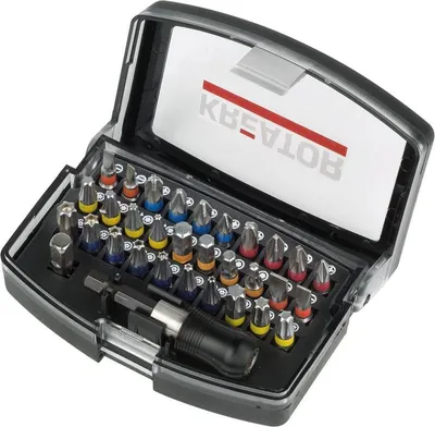 Produktbild von 32-teilige Box - 30 Bits mit Ring + Bithalter