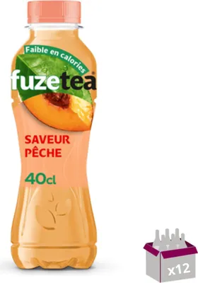 Image de FuzeTea - Thé Glacé Pêche Intense - 12 x 40 cL