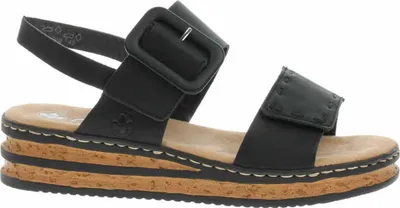 Zdjęcie produktu dla Sandały damskie Rieker 62950-00 schwarz 38