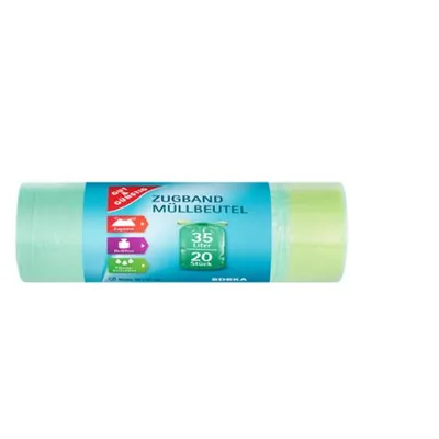 Produktbild von Gut & Günstig Müllbeutel 35.0 l grün