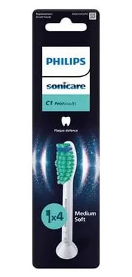 Productafbeelding van Philips HX6014/87 Sonicare ProResults Standaard: Vervangende opzetborstels, 4-delige set