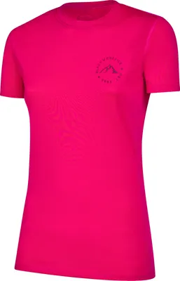 Produktbild von BLACK CREVICE - Damen Merino T-Shirt | Farbe: Pink | Größe: 40