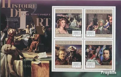 Produktbild von Briefmarken Guinea 2011 Mi 8802-8805 Kleinbogen (kompl. Ausgabe) postfrisch Neoklassizistische Kunst