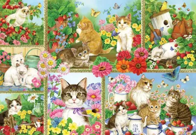 Zdjęcie produktu dla Bluebird Puzzle Koty i kocięta - Puzzle 1000 elementów