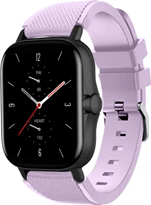 Produktbild von Strap-it Amazfit GTS 2 Silikonarmband (Lila)