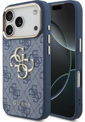 Produktbild von Handyhülle Guess 4G Big Logo Classic Logo für iPhone 18 Pro / 17 Pro, Blau