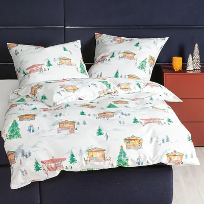 Produktbild von Janine Mako Satin Bettwäsche modern art S in 155x220 + 80x80 cm 42134 Farbe 09 multicolor