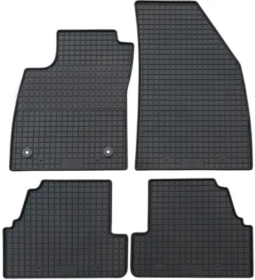 Produktbild von für Opel Mokka ab 10/2012 Passform Fußmatten PETEX Gummimatten 4-teilig schwarz Allwettermatten Gummifußmatten