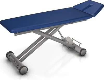 Produktbild von HWK Therapieliegen Elektrische Therapieliege "Solid E2", 65 cm, Atoll, Graualuminium