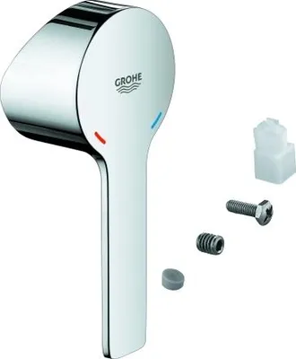 Produktbild von GROHE Hebel 46982, Metall, für 35 mm Kartusche, für Lineare 2-Loch Waschtischbatterie, chrom