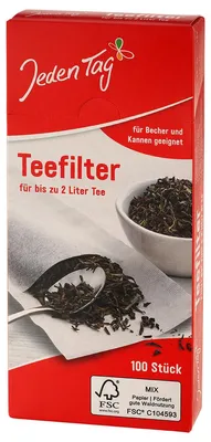 Produktbild von Jeden Tag Teefilter (100 St)
