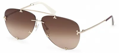 Produktbild von Pucci EP0236 Shiny pale gold 61/10/140 Damen Sonnenbrillen