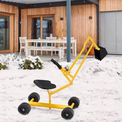 Produktbild von Kinderfahrzeug Sandbagger mit drehbarem Sitz für den Strand, Gelb