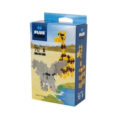 Zdjęcie produktu dla Plus-Plus Mini Basic 70 - Klocki konstrukcyjne Safari Klocki konstrukcyjne
