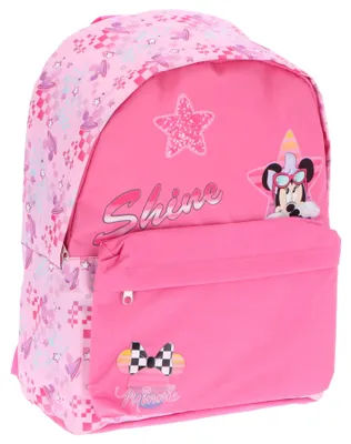 Produktbild von Disney Minnie Mouse Rucksack mit Fächern Praktische Tasche für Schule und Freizeit