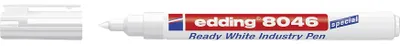 Produktbild von EDDING 8046 - Industrie Permanent Marker 1-3 mm weiß