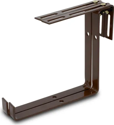 Produktbild von Blumenkastenhalter TYP B braun bis 25kg /1-fach verstellbar