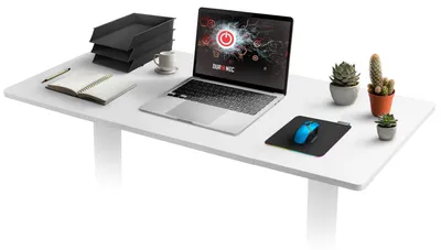 Produktbild von Duronic TT120 WE Tischplatte | Schreibtischplatte 120 x 60 x 1,9 cm | Table Top für individuellen Tisch | Ideal für höhenverstellbare Workstation | Sitz-Steh Schreibtisch für Home-Office und Büro