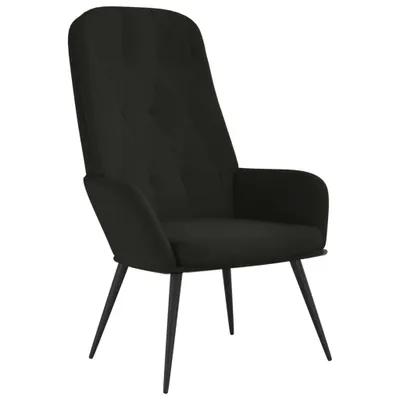 Immagine prodotto di vidaXL Poltrona relax in velluto nero