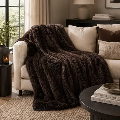 Produktbild von Felldecke Star Home Wohndecke Byron Webpelz Fell Tibetlamm 150x200