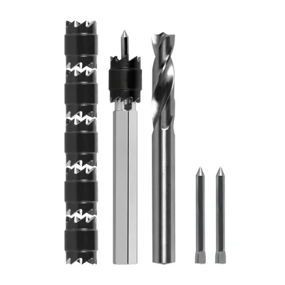 Image de Jeu de fraises pour points de soudure Ruko diamètre 10mm-8mm HSS-G / HSS-Co5 9pcs - 101104M