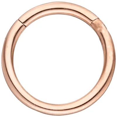 Produktbild von Segmentring aus Edelstahl rotgold farben Klick-System Scharnier außen 10,5 mm