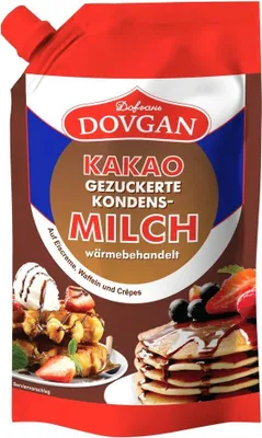 Produktbild von DOVGAN gezuckerte Kondensmilch Kakao Doypack 300g