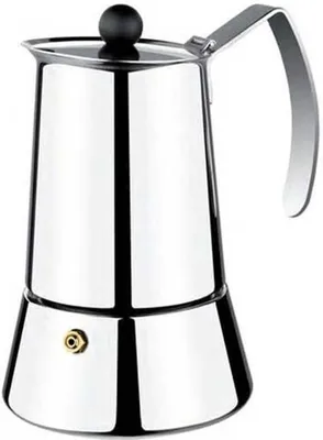 Produktbild von Monix M630006, Mokka-Kanne, Edelstahl, Edelstahl, 6 Tassen