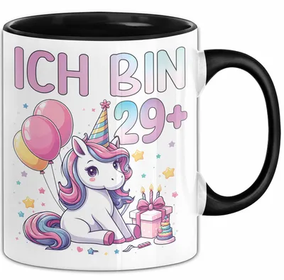 Produktbild von 30. Geburtstag Frauen Geschenkidee 30Er Freundin Geschenk Ich Bin 29+ (Schwarz)