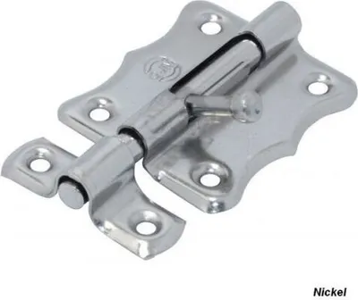 Produktbild von Bolzenriegel Türriegel Schlossriegel Möbelriegel Grendelriegel Riegielschloss Nickel 30