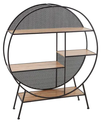 Produktbild von home24 Regal - Eiche Nachbildung / Schwarz