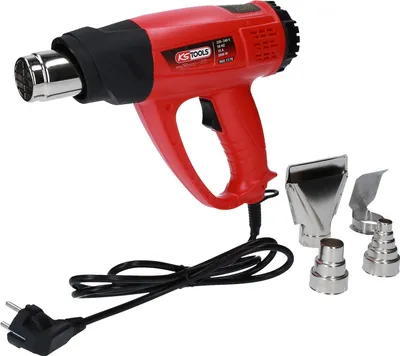 Produktbild von KS TOOLS Heißluftgebläsepistolen-Satz, Digital, 5-tlg ( 960.1175 )