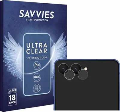 Produktbild von 18x Für Samsung Galaxy Z Flip 7 (NUR Kameraschutz) Schutzfolie Savvies Displayschutz Display Schutz Folie Klar Transparent