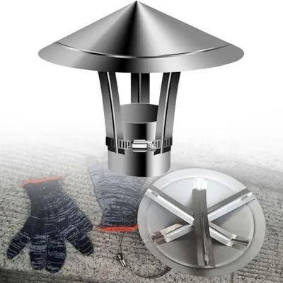 Immagine prodotto di Cappello per canna fumaria per tubi di ventilazione - Resistente alle intemperie