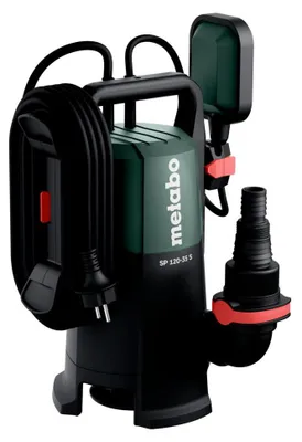 Zdjęcie produktu dla Pompa zanurzeniowa do ścieków Metabo SP 120-35 S (pompa wodna, wydajność 12 000 l/h)