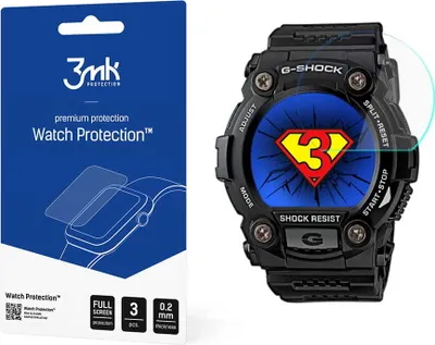 Produktbild von 3mk Display Schutzfolie Watch Protection für G Shock 8900 0,2mm (3 Stück)