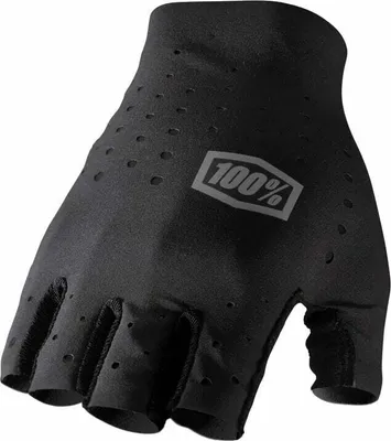 Immagine prodotto di 100% Guanti da bicicletta con dita corte Nero M Guanti da ciclismo