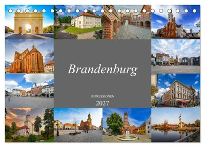 Produktbild von Brandenburg Impressionen (Tischkalender 2027 DIN A5 quer), CALVENDO Monatskalender